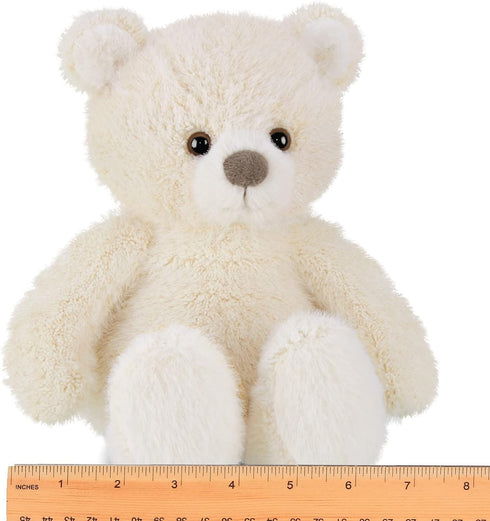 Bearington Tucker Off White Plush Teddy Bear Stuffed Animal, 11 Inch