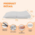 KYRGEU Large Kids Waterproof Hair Washing Station for Sink - Portable Shampoo Mat & Basin for Toddler, Reading Pillow