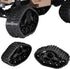 RC Military Truck Wheels, 4pcs Rubber Crawler Tire for WPL 1/16 RC Vehicle