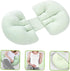 Levemolo U-Shaped Pregnancy Pillow Lumbar Support Multi-Functional Maternity Waist Pad for Side Sleeping Comfortable