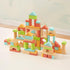 MEEYOO 100pcs 1-3, 1-3, Wooden Blocks for Toddlers Building Blocks for Toddlers Wooden Block for Baby Shower