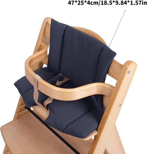 KMGDM Soft Seats Cushions with not Slip designs & Easy Attachments Comfortable Highchair Pad Easy to Use Pad for Wooden