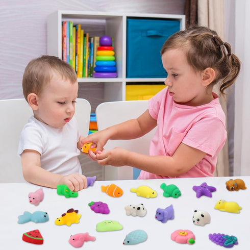 30 Pack 4-8 8-12 Squishy Toys, Kawaii Squishies Party Favors for Kids Treasure Box Toys for Classroom Birthday Xmas