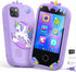 Uckqui Kids Smart Phone for Girls, Toddler Phone Toy with Dual Camera, 2.8"