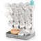 Flysich Baby Bottle Drying Rack, Space Saving Baby Bottle Organizer for Countertop, Vertical