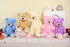 MorisMos 4 Feet Giant Pink Teddy Bear Stuffed Animal, 51.2in Large Plush for Baby Shower, Valentine's Day, Christmas,