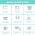 330 Scented,Pack 4 Diaper Disposal Liner Refills Compatible with Janibell Akord Series Adult Diaper System, Lightly
