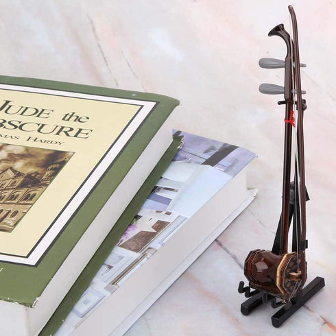 Miniature Wooden Model Musical Instrument, Dollhouse Ornaments for Christmas and Birthday Gifts (15cm)