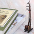 Miniature Wooden Model Musical Instrument, Dollhouse Ornaments for Christmas and Birthday Gifts (15cm)