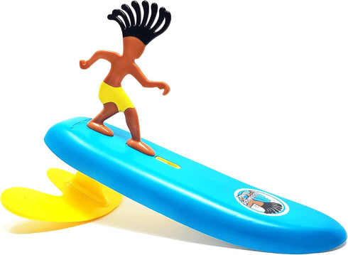 Surfer Dudes Classics Wave Powered Mini-Surfer and Surfboard Toy - Hank Hossegor