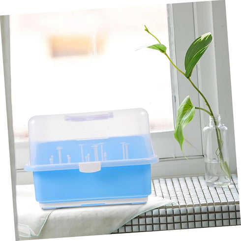 GALPADA Plastic Milk Bottle Drying Box Organizer for Newborn Essentials