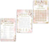 Summer-Ray 50pcs Bridal Shower Game Cards, 5 Games 10 Cards Each, 5" x 7"