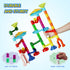 110pcs Set 3 4 5 6 7 8 9 10+, 8105 Marble Run, Marble Maze Game Construction Building Toys for Kids, Marble Track Race