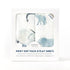 Pack n Play Sheets Fitted 2 Pack - Stretchy Ultra Soft Jersey Knit for Portable/Mini Crib Mattresses, Cute Elephant