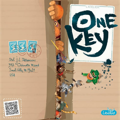 One Key Board Game - Cooperative Deduction and Image Interpretation Game! Fun Family Game for Ages 8+, 2-6 Players