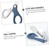 Set Portable Nail Care for Newborns - Safe Clipper Kit with Scissors, File & Tweezers in Case