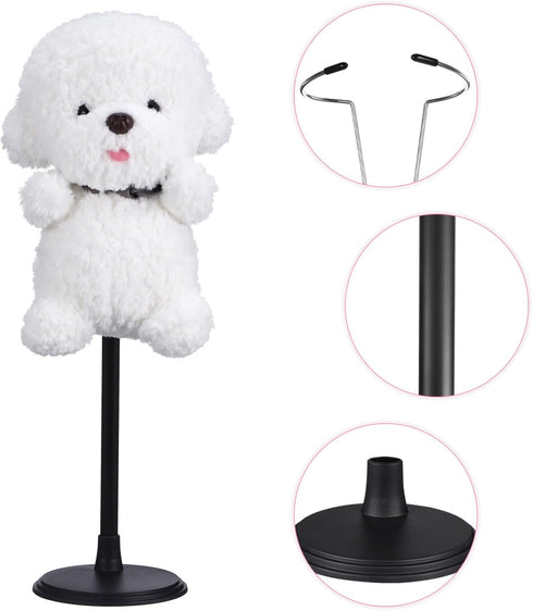 Toyvian 18'' Doll Action Figure Stands: 3PCS Big Doll Brackets for 18'' American Doll Organizers Support Racks