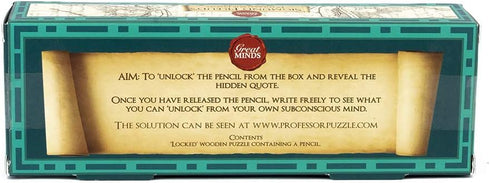 The Freudian Slip Puzzle - Brain Teaser Puzzle from the Great Minds Collection by Professor Puzzle
