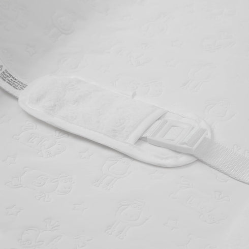 2-in-1 Serta Perfect Sleeper Deluxe Pillow Top Changing Pad & Portable Changing Mat, White