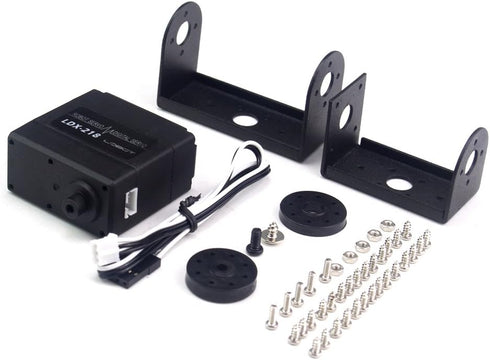 LDX-218 Standard Digital Servo, Full Metal Gear, 17kg High Torque, Dual Ball Bearing for Robot (Control Angle 180)