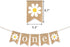 Gankbite 1st Daisy Birthday Decoration One Highchair Banner For Girls Pink White Flower Balloon Tassel Boho Party Cake