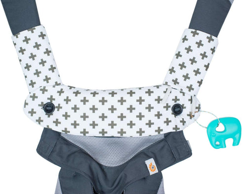 360 Mila Millie Premium Drool and Teething Reversible Cotton Pad - Fits Ergobaby Four Position and Most Baby Carrier