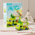 Jollcnoia Set Asian Food Truck Mini Gourmet Travel RV Car Micro Building Toy Little Cute Truck Mobile Van Stand Fun