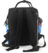 OUSIKA Backpack Daypacks Blue Floral Print Diaper Bag Multifunction Laptop Travel Large Nappy Bag, Black, One Size