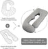 BATTOP Pregnancy Pillows for Sleeping,Full Body Maternity Pillow with Cooling Cover,Support for Back,Hips,Legs,Belly