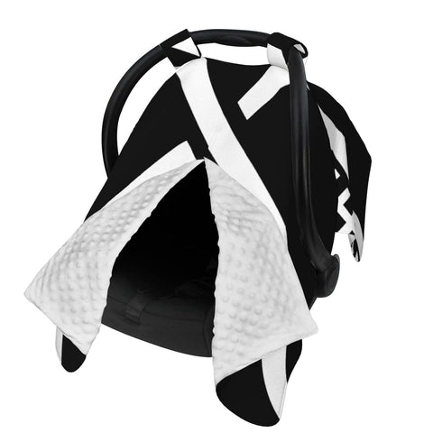 CQMZJHU Lacrosse Sticks Crossed Baby Car Seat, Rain Shelter, Multifunctional Nursing Cover for