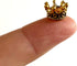 Dollhouse Mini Crown, Metal Doll Crown Dollhouse Miniature, Tiny Miniature Crown, Mini Alloy Crown, Dolls Headwear Accessories (5PCS)