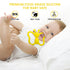 Baby Teething Toys, Butterfly Design Teether Pain Relief Toy for Newborn Babies, Freezer Safe Neutral Shower Gift, Soft
