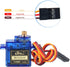 4 Packs TS90MD 9g Micro Digital Servo - Full Metal Gear RC Servo for RC Drone Smart Car (90-180 Degree Angle)