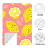 Hcpwzrf Pink Lemon Baby Car Seat Cover & Nursing Cover - Breathable Stretch Multi-Use Cover for Breastfeeding, Stroller