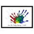 5 Family Handprint Kit, DIY Art Print Wooden Frame for Family Night, Gifts for New Parents, Adoption Gifts, Non-Toxic