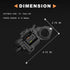 Generic Metal Fidget Toys Gun Adults - Alloy Fidget Slider Clicker Spinner & Launcher Toy EDC Fidget Gun with Bullets