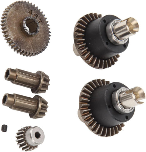 RC Car Motor Gear Kit, Differential Drive Assembly for 16101 16102 16103 16201pro 1/16 RC Car