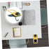 MAGICLULU Clip-On Desk Cup Holder Clamp Portable Plastic Table Side Drink Stand for Office Use Adjustable and Secure
