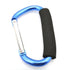 Large Stroller Hooks for Mommy, 2 pcs Carabiner Organizer for Hanging Purses, Diaper Bag, Shopping Bags (Blue+Purple)