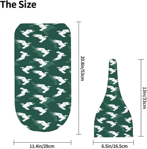 Sets Eagle On Green Background Newborn Swaddle Blankets Hat Soft Baby Receiving Blanket Swaddle Sack for Baby Shower