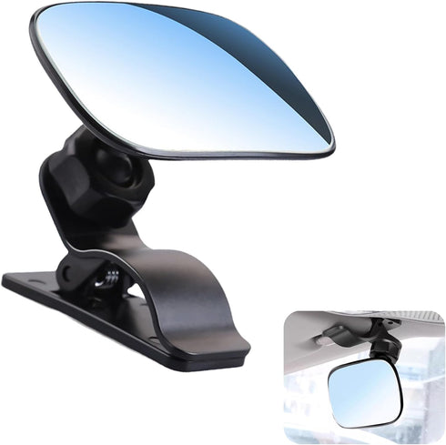 QQWD Car Seat Mirror for Baby Rear Facing, 3.5" x 2.2" HD Glass