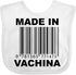 inktastic Funny Baby Bib Made in Vachina
