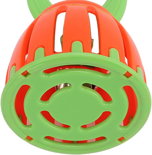 Healthy Oval Handle Baby Cage Bell Shaker Toy - Convenient and Detachable for Early Training