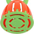 Healthy Oval Handle Baby Cage Bell Shaker Toy - Convenient and Detachable for Early Training
