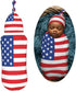 Sets American Flag Newborn Swaddle Blankets Hat Soft Baby Receiving Blanket Swaddle Sack for Baby Shower Infant Boy