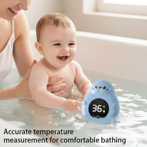 Generic Baby Bath Thermometer for Infants,Cute Seal Digital Infant BathtubThermometer,Digital Floating Water
