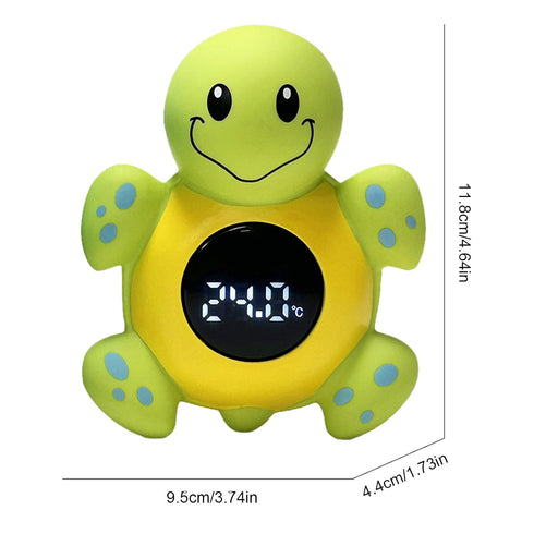 Generic Thermograph, Fast Temperature Monitoring Device, Cartoon Turtle Bath Gauge for Kids Safety, Electric Digital