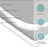 2-Pack 100% 52" 28" 9" Featherhead Fitted Crib Sheets - Cotton - x x for Standard Crib and Toddler Mattress (Bassinet