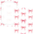 CZXW 52" 28" Pink Bows Ribbons Crib Sheets Fitted x Natural Cotton Soft & Breathable for Baby Crib Mattress