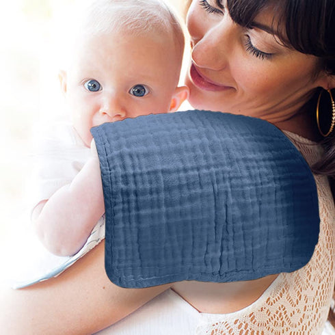 10 Pack 100% 20''X10'' Yoofoss Muslin Burp Cloths for Baby Cotton Baby Washcloths for Boys Girls Large Super Soft